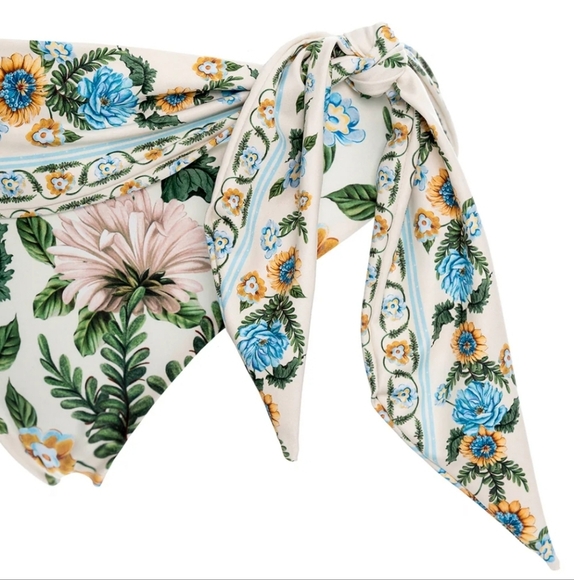 New!Agua Bendita Perla Aine Side Tie Bikini Bottoms - Picture 4 of 12